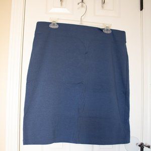 NWOT Jersey Indigo Pencil Skirt